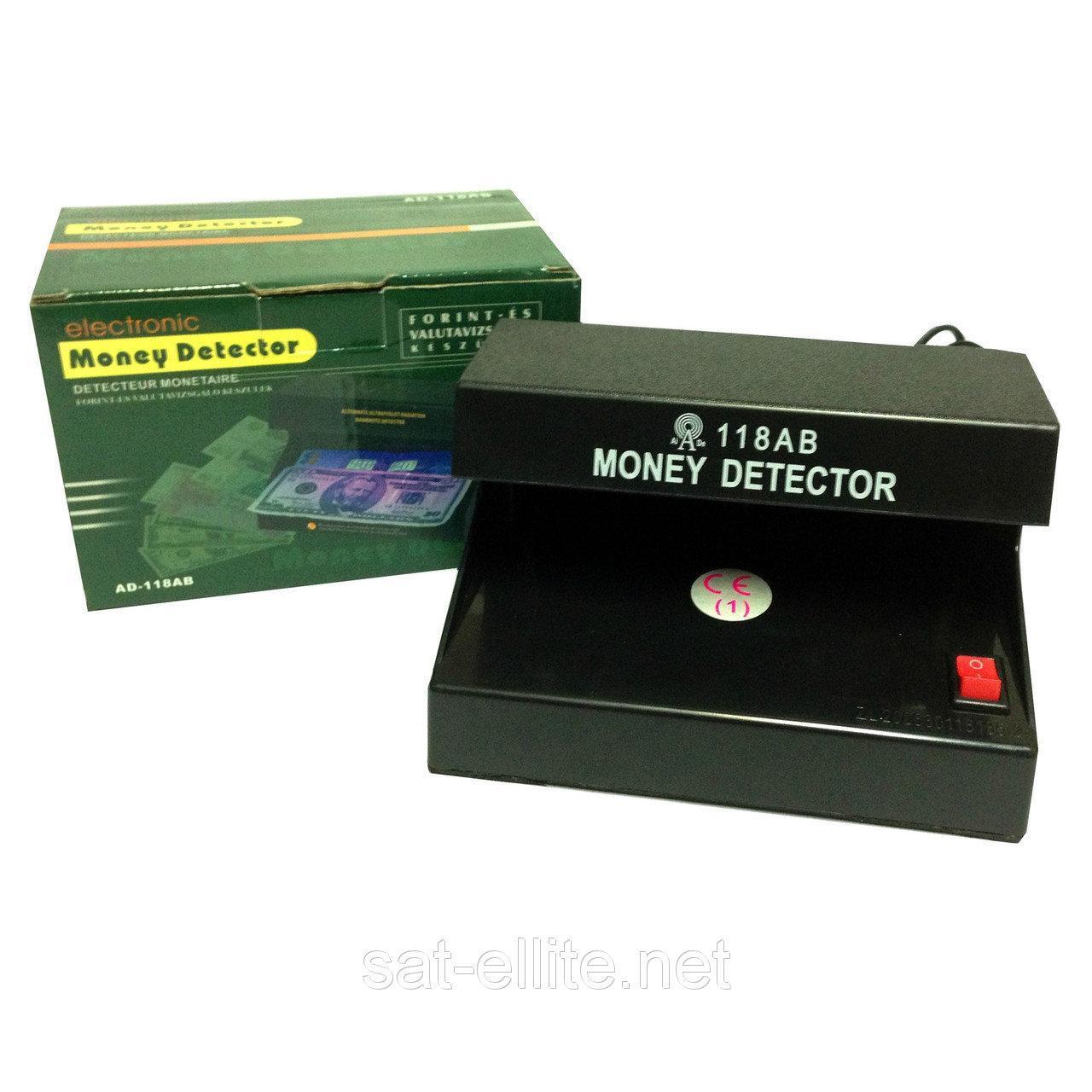 Детектор валют ультрафиолетовый AD-118AB,Прибор для проверки валют,Ультрафиолетовый детектор купюр! Мега цена - фото 1 - id-p1255199841