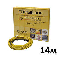Нагрівальний кабель In-Therm (Чехія) 14м двожильний 270W