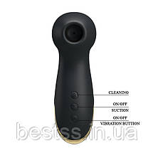 Вакуумний вібратор для клітора, що самоочищається Pretty Love Hammer Royal Pleasure, фото 5