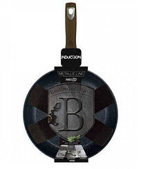 Сковорода з мармуровим покриттям BERLINGER HAUS Shiny Black Edition 24 см Колір Блискучий Чорний 6600BH