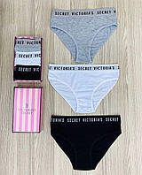 Трусики слипы женские 3 шт в упаковке victorias secret S