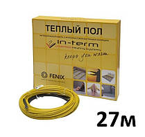 Нагрівальний кабель In-Therm (Чехія) 27м двожильний 550W