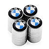 Ковпачки на ніпель із логотипом марки авто BMW Alitek Long Silver БМВ, 4 шт., фото 6