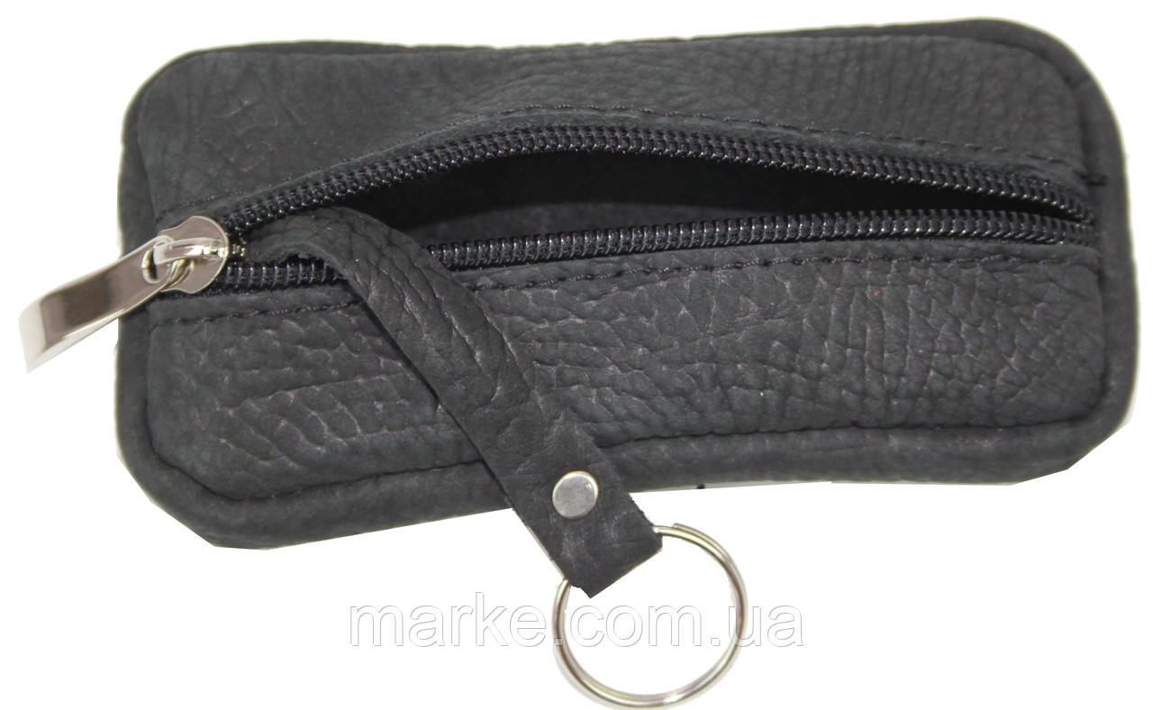 Шкіряна ключниця Always Wild 010-55-13 чорна матова, фото 1