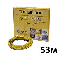 Нагрівальний кабель In-Therm (Чехія) 53м двожильний 1080W