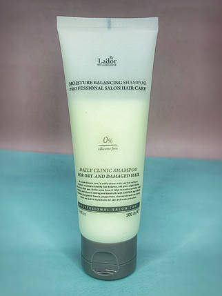 Безсиліконовий зволожуючий шампунь La'dor Moisture Balancing Shampoo 100ml, фото 1