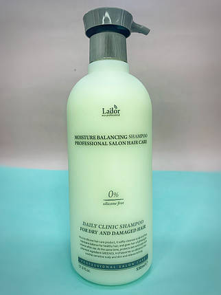 Безсиліконовий зволожуючий шампунь La'dor Moisture Balancing Shampoo 530ml, фото 1