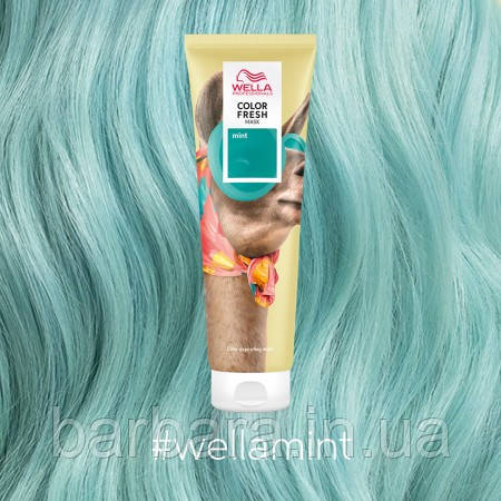 Тонуюча кремова маска Wella COLOR FRESH Mint Мята