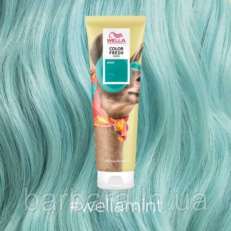 Тонуюча кремова маска Wella  COLOR FRESH Mint Мята