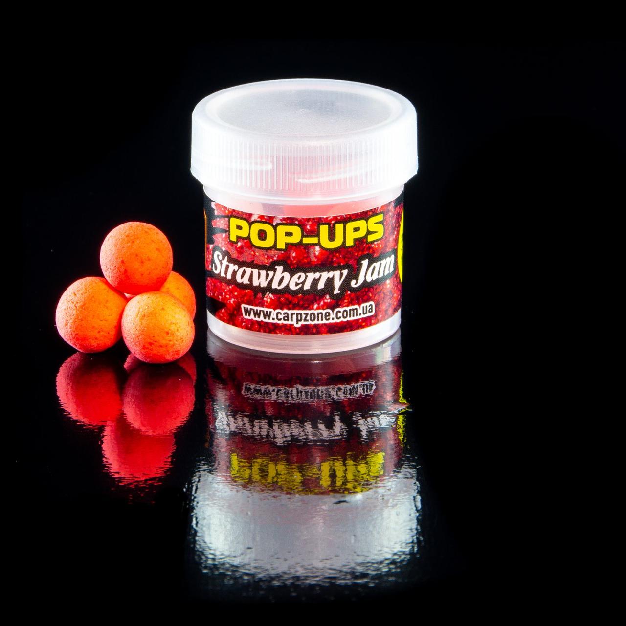 Поп Ап Pop-Ups Fluro Strawberry Jam (Клубничный Джем) 11mm/10pc