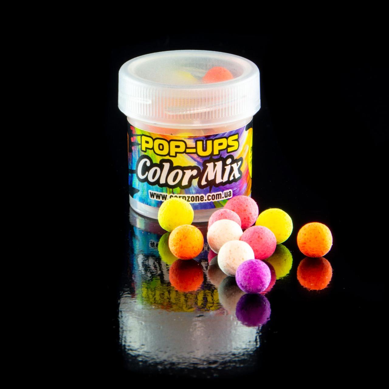 Поп Ап CarpZone Pop-Ups Method & Feeder Color Mix (Кольоровий мікс) 8 mm/30pc, фото 1