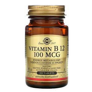 Вітамін В12 (Vitamin B12) 100 мкг Solgar 100 таблеток