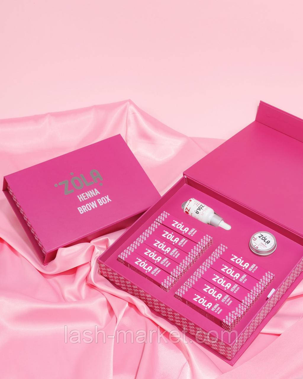 Хна Бокс ZOLA Henna Box 10 шт. по 10 г, фото 1