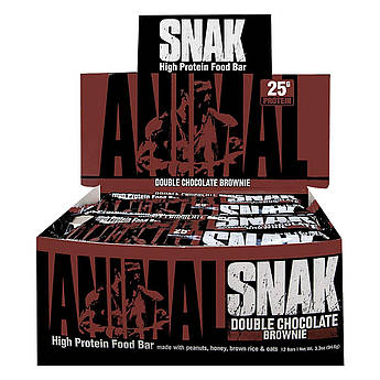 Протеїновий батончик Universal Nutrition Animal Snak Bar 95 г шоколад 12 шт (4384301622)