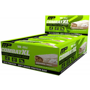 Протеїновий батончик MusclePharm Combat XL High Protein Bars 12 шт по 90 г кориця (4384300847)