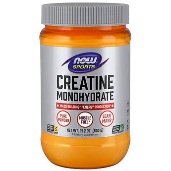 Креатин NOW Creatine Monohydrate Powder 600 г Без смаку (4384301028)