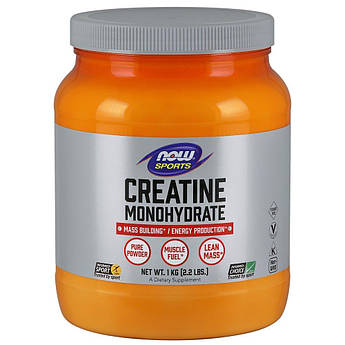 Креатин NOW Creatine Monohydrate Powder 1000 м Без смаку (4384301029)