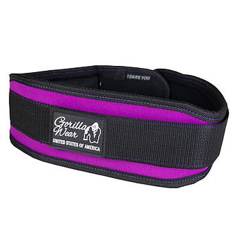 Пояс Gorilla women's Wear Lifting Belt Black/Purple Розмір M (4384302074)