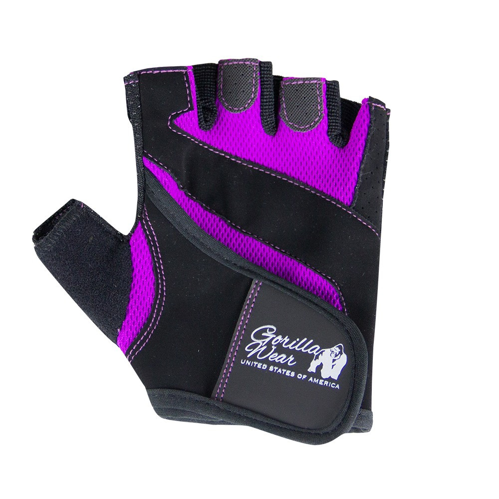 Рукавички Gorilla women's Wear Fitness Gloves Black/Purple Розмір M (4384302077)