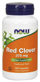 Спеціальний продукт NOW Red Clover 375 mg Capsules 100 капсул (4384301229)