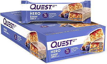 Протеїновий батончик Quest Nutrition Quest HERO bars 10 штук Ягода (4384303034)