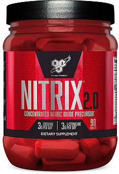 Передтренувальний комплекс BSN Nitrix 2.0 90 таблеток Без смаку (4384301247)
