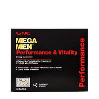 Витамины GNC Mega Men Performance & Vitality Vitapak 30 пакетов (4384303295)