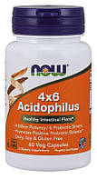 Специальный продукт NOW Acidophilus 4X6 Veg Capsules 60 капсул (4384302582)