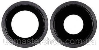 Скло камери iPhone 11 чорне + кільце комплект 2, фото 1