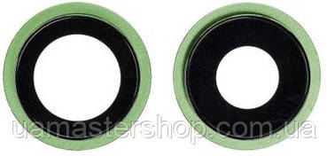 Скло камери iPhone 12/12 mini зелене + кільце комплект 2, фото 1