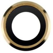 Скло камери iPhone 6 Plus/6S Plus золотисте + кільце, фото 1