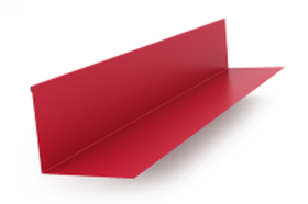 Пристінна планка примикання металева 165х120 — МАТ 0.4 мм — усі матові RAL кольори