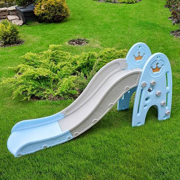 Гірка дитяча Bambi WM19003-4 | Гірка Сіро-блакитна