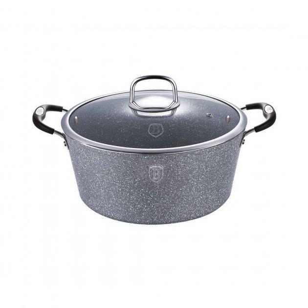 Каструля BERLINGER HAUS Grey Stone Touch 20 см - 2.3 л Колір сірий 1151N-BH, фото 1