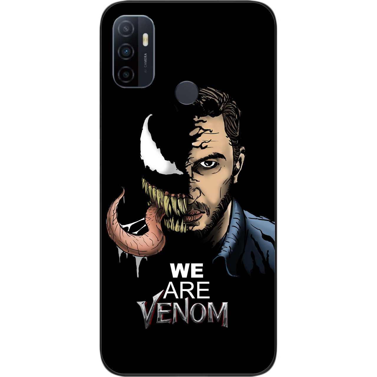 Бампер силіконовий чохол для OPPO A53 з картинкою Веном, фото 1