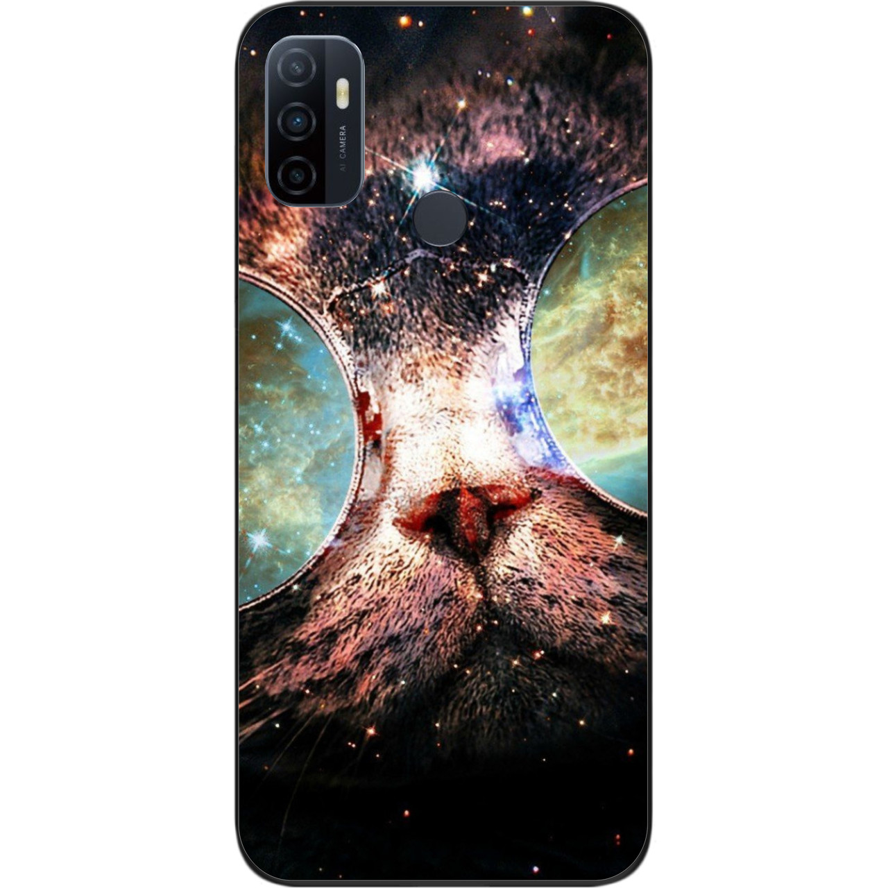 Оригінальний чохол для OPPO A53 з картинкою Космокот, фото 1