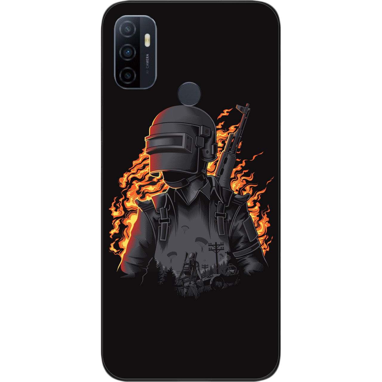 Оригинальный чехол для OPPO A53 с картинкой PUBG