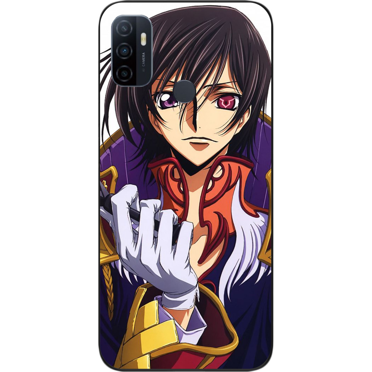 Силіконовий чохол для OPPO A53 з картинкою Код Гіас Лелуш, фото 1