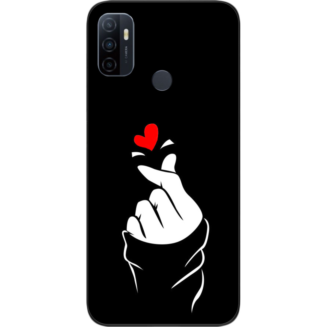 Силіконовий чохол для OPPO A53 з картинкою Рука, фото 1