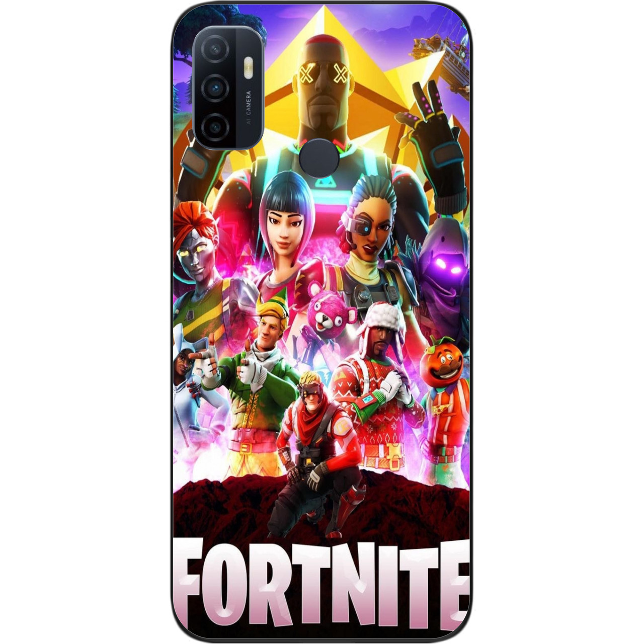 Силіконовий чохол для OPPO A53 з картинкою Гра Фортнайт, фото 1