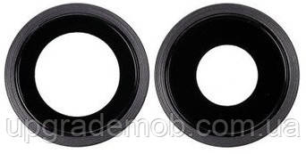 Скло камери iPhone 11 чорне + кільце комплект 2, фото 1