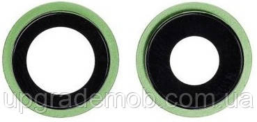 Скло камери iPhone 12/12 mini зелене + кільце комплект 2, фото 1