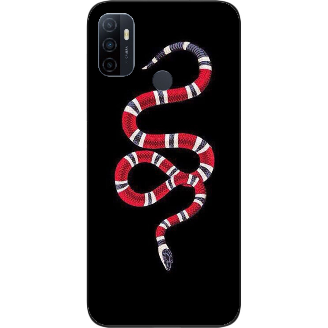 Силіконовий чохол для OPPO A53 з картинкою Змія, фото 1