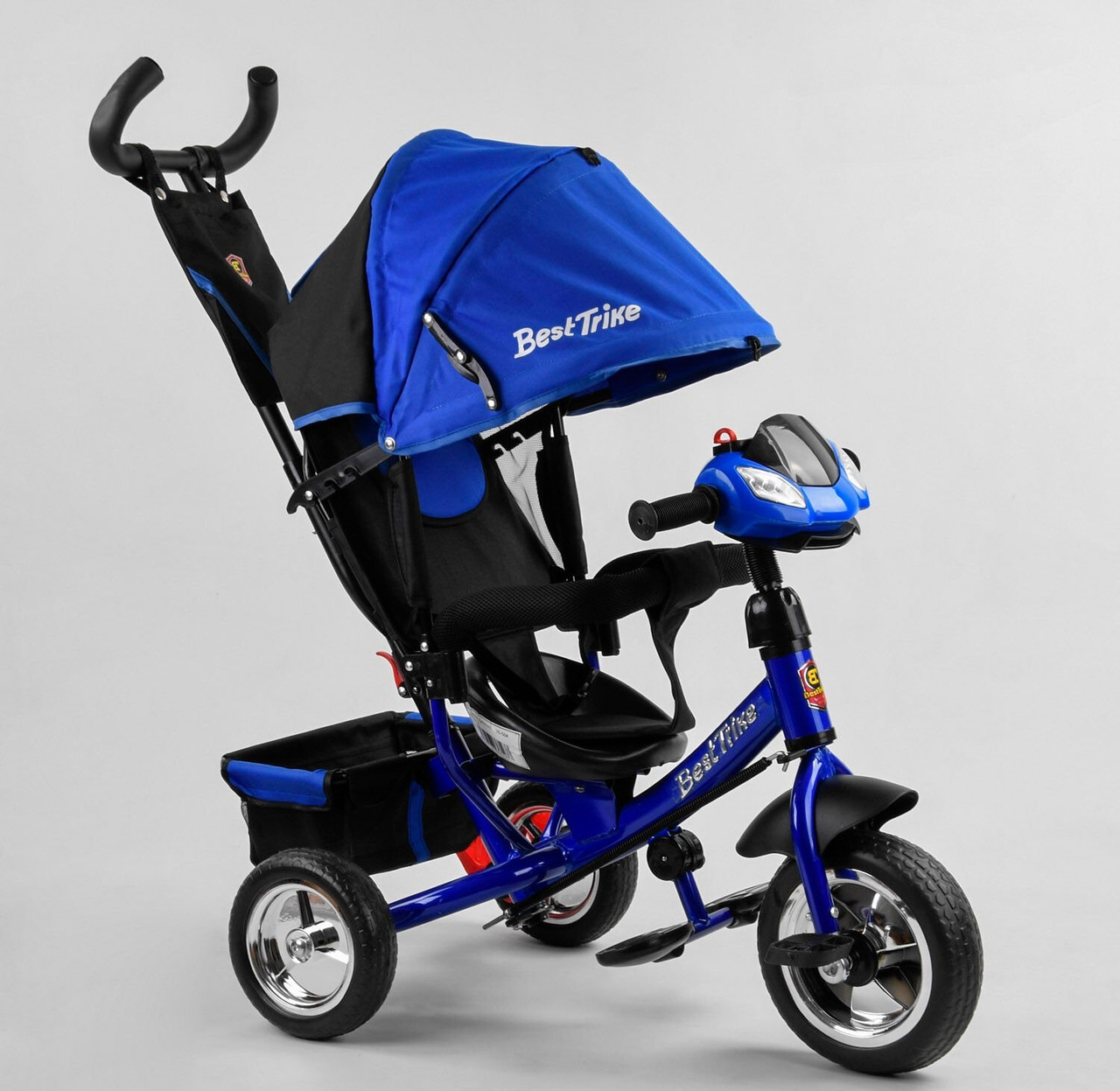 Дитячий велосипед триколісний 6588/76-504 "Best Trike", музична фара, ровер, фото 1