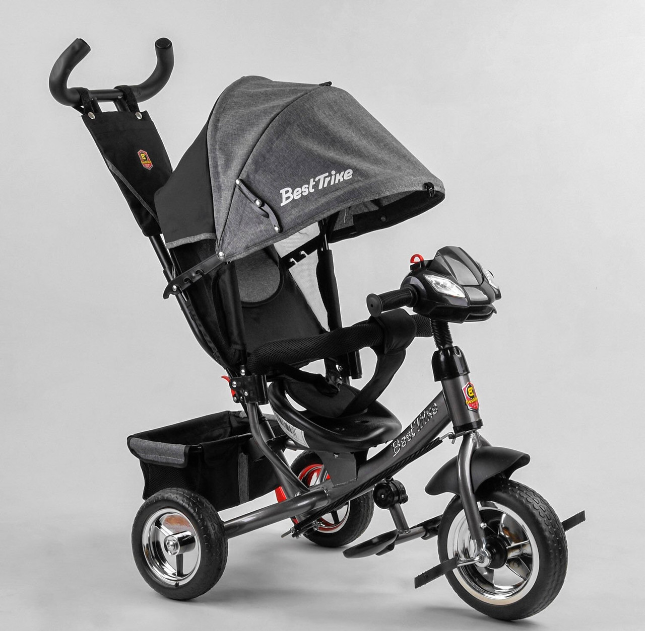 Дитячий велосипед триколісний 6588/81-003 "Best Trike", музична фара, ровер