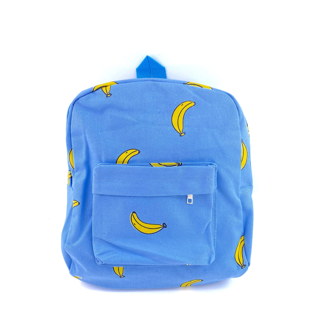 Уцінка.Блакитний міський рюкзак з бананами
