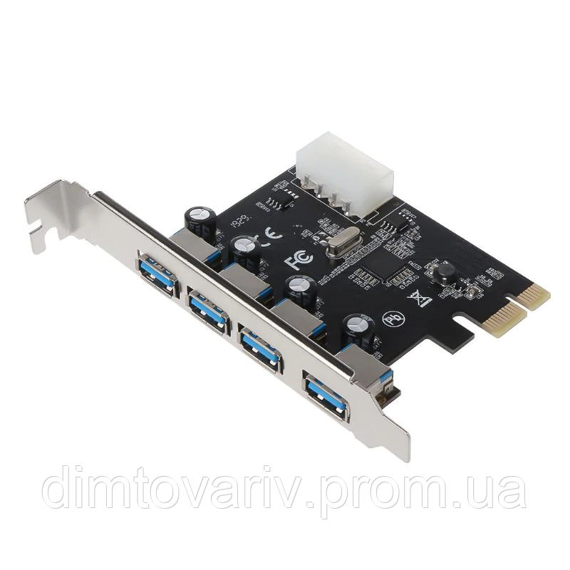 Плата розширення PCI-E USB 3,0 Концентратор 5 Гбіт/с