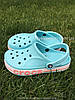 Сабо Crocs Bayaband Kids Clog 25 р 14.1-14.9 см Блакитні 205100-4O9-C8 Ice/Blue, фото 4