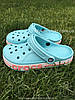 Сабо Crocs Bayaband Kids Clog 25 р 14.1-14.9 см Блакитні 205100-4O9-C8 Ice/Blue, фото 5
