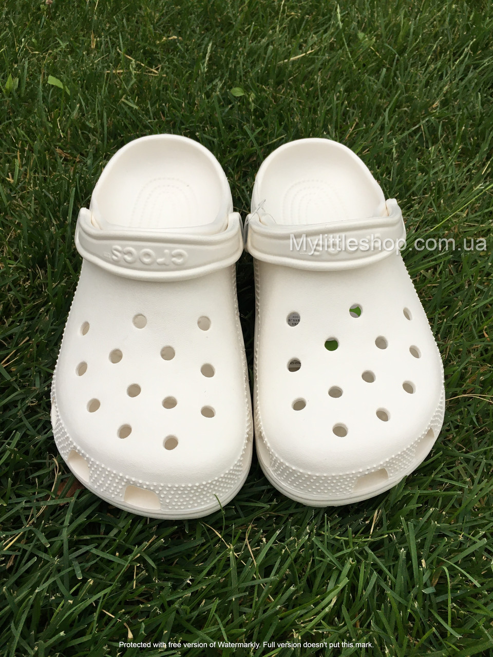 Сабо Crocs Classic Clog 43 р 27.7-28.2 см Білі 10001-M10/W12 White, фото 1